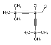 chloro-(chloromethyl)-bis(2-trimethylsilylethynyl)silane 88137-57-9