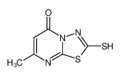 2-mercapto-7-methyl-5-oxo-5H-1,3,4-thiadiazolo[3,2-a]pyrimidine 68967-31-7