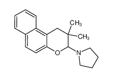 1-(2,3-dihydro-2,2-dimethyl-1H-naphtho[2,1-b]pyran-3-yl)pyrrolidine 1107664-98-1