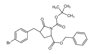 2-O-benzyl 1-O-tert-butyl (2S,4R)-4-[(4-bromophenyl)methyl]-5-oxopyrrolidine-1,2-dicarboxylate 401793-01-9