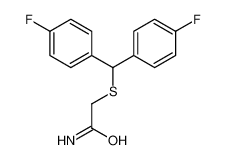 2-[bis(4-fluorophenyl)methylsulfanyl]acetamide 90280-20-9