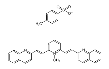 1-methyl-2,6-bis(2-(quinolin-2-yl)vinyl)pyridin-1-ium 4-methylbenzenesulfonate 1236194-63-0
