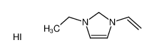 1-ethenyl-3-ethyl-1,2-dihydroimidazol-1-ium,iodide 34254-21-2