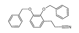 3-[2,3-二(苄氧基)苯基]丙腈