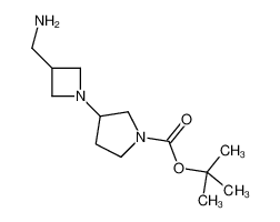 tert-butyl 3-[3-(aminomethyl)azetidin-1-yl]pyrrolidine-1-carboxylate 883547-83-9