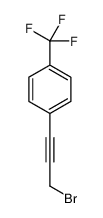 1-(3-bromoprop-1-ynyl)-4-(trifluoromethyl)benzene 173019-83-5