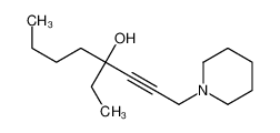 4-ethyl-1-piperidin-1-yloct-2-yn-4-ol 60184-95-4