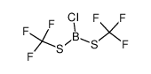 bis(trifluoromethylmercapto)-chloroborane 36884-79-4