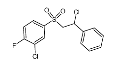 2-氯-4-[(2-氯-2-苯基乙基)磺酰基]-1-氟苯