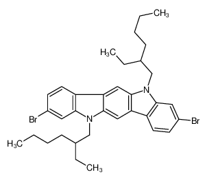 3,9-dibromo-5,11-bis(2-ethylhexyl)indolo[3,2-b]carbazole 882066-04-8