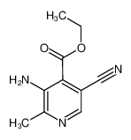 ethyl 3-amino-5-cyano-2-methylpyridine-4-carboxylate 90840-50-9