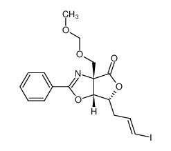 497227-92-6 (3aS,6R,6aR)-6-((E)-3-Iodo-allyl)-3a-methoxymethoxymethyl-2-phenyl-6,6a-dihydro-3aH-furo[3,4-d]oxazol-4-one