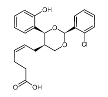 6-(2-(2-氯苯基-4-羟苯基)-1,3-二烷-5-基)己烯酸