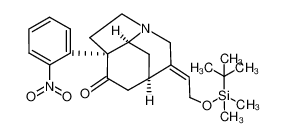 (1R,7R,8S)-2-{(E)-2-[(tert-Butyldimethylsilyl)oxy]ethylidene}-7-(2-nitrophenyl)-4-azatricyclo[5.2.2.04,8]undecan-11-one 222162-02-9