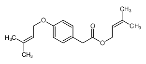 3-methylbut-2-en-1-yl 2-(4-((3-methylbut-2-en-1-yl)oxy)phenyl)acetate 1401070-43-6