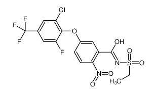 5-[2-氯-6-氟-4-(三氟甲基)苯氧基]-N-乙基磺酰基-2-硝基苯甲酰胺