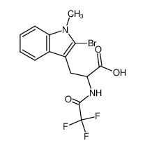 α-N-(trifluoroacetyl)-1-methyl-2-bromo-DL-tryptophan 100572-68-7