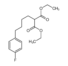 diethyl 2-[4-(4-fluorophenyl)butyl]propanedioate 89326-71-6