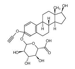 17-乙炔基-17-羟基雌甾-1,3,5(10)-三烯-3-基吡喃己醛糖苷酸