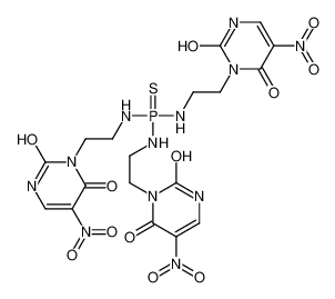 84295-07-8 3-[2-[bis[2-(5-nitro-2,4-dioxo-1H-pyrimidin-3-yl)ethylamino]phosphinothioylamino]ethyl]-5-nitro-1H-pyrimidine-2,4-dione