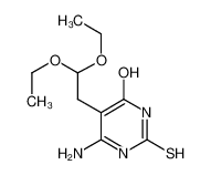 6-氨基-5(2,2-二乙氧基乙基)-4-羟基-2-巯基嘧啶