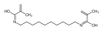 2-methyl-N-[10-(2-methylprop-2-enoylamino)decyl]prop-2-enamide 17392-34-6
