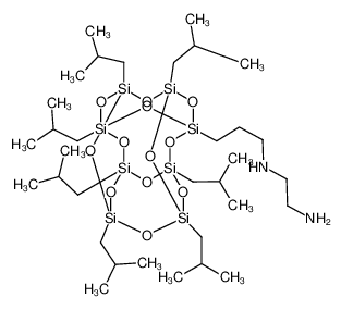 1-[3-(2-氨基乙基)氨基]丙基-3,5,7,9,11,13,15-异丁基五环-[9.5.1.1(3,9).1(5,15).1(7,13)]八硅氧烷