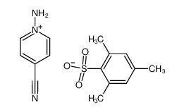 1-amino-4-cyanopyridinium 2,4,6-trimethylbenzenesulfonate