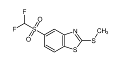 5-(difluoromethylsulfonyl)-2-methylsulfanyl-1,3-benzothiazole