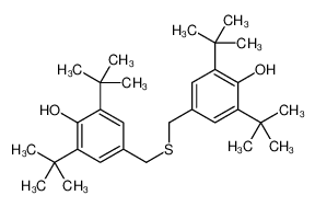 2,6-ditert-butyl-4-[(3,5-ditert-butyl-4-hydroxyphenyl)methylsulfanylmethyl]phenol 1620-93-5