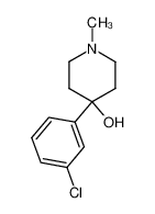 4-(3-chlorophenyl)-4-hydroxy-1-methylpiperidine 13458-54-3