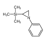 trimethyl-(1-phenylaziridin-2-yl)silane 128165-64-0