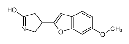 4-(6-methoxy-1-benzofuran-2-yl)pyrrolidin-2-one 88221-16-3