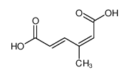 (2Z,4E)-3-methyl-2,4-hexadienedioic acid 31659-59-3
