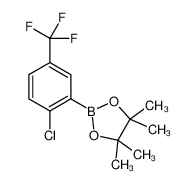 2-[2-chloro-5-(trifluoromethyl)phenyl]-4,4,5,5-tetramethyl-1,3,2-dioxaborolane 1146214-95-0