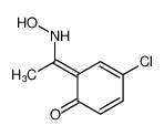4-chloro-6-[1-(hydroxyamino)ethylidene]cyclohexa-2,4-dien-1-one 87974-51-4