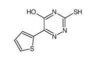 3-sulfanylidene-6-thiophen-2-yl-2H-1,2,4-triazin-5-one 27623-07-0