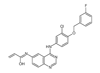 N-[4-[[3-氯-4-[(3-氟苯基)甲氧基]苯基]氨基]-6-喹唑啉]-2-丙酰胺