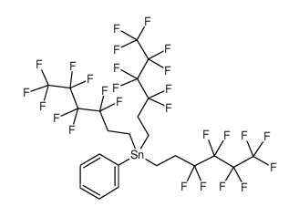 三(3,3,4,4,5,5,6,6,6-九氟己基)苯基-锡烷