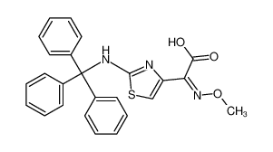 (Z)-2-(2-Tritylaminothiazol-4-yl)-2-methoxyiminoacetic acid 64485-90-1
