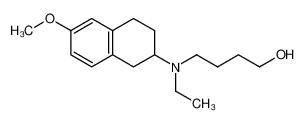 N-ethyl-N-(4-hydroxybutyl)-6-methoxy-1,2,3,4-tetrahydro-2-naphthylamine 69788-95-0