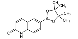 6-(4,4,5,5-Tetramethyl[1,3,2]dioxaborolan-2-yl)quinolin-2(1H)-one 1207370-28-2