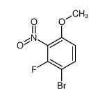 1-bromo-2-fluoro-4-methoxy-3-nitrobenzene 1352317-80-6