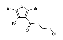 4-chloro-1-(2,4,5-tribromothiophen-3-yl)butan-1-one 80775-49-1