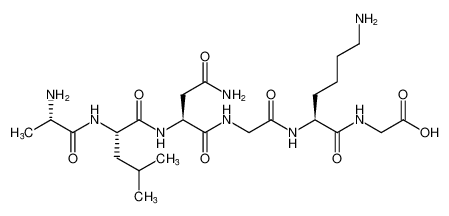 Glycine, L-alanyl-L-leucyl-L-asparaginylglycyl-L-lysyl-