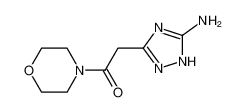 2-(3-amino-1H-1,2,4-triazol-5-yl)-1-morpholin-4-ylethanone