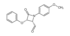 cis-1-(p-methoxyphenyl)-4-formyl-3-phenoxy-2-azetidinone 133505-04-1