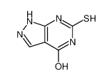 6-sulfanylidene-1,2-dihydropyrazolo[3,4-d]pyrimidin-4-one 24521-76-4