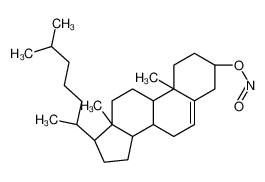 [(3S,8S,9S,10R,13R,14S,17R)-10,13-dimethyl-17-[(2R)-6-methylheptan-2-yl]-2,3,4,7,8,9,11,12,14,15,16,17-dodecahydro-1H-cyclopenta[a]phenanthren-3-yl] nitrite 6709-70-2