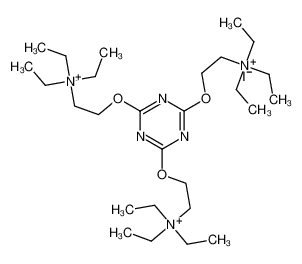 2-[[4,6-bis[2-(triethylazaniumyl)ethoxy]-1,3,5-triazin-2-yl]oxy]ethyl-triethylazanium,iodide